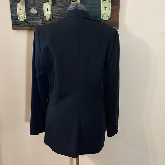 Cynthia Steffe Black Wool Blazer Size 14 - Picture 6 of 15